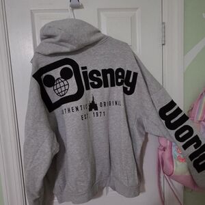 Walt Disney World - Gray Hoodie with Black Logo - XL